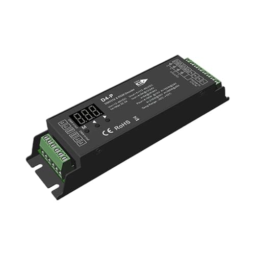 D4 D4-E D4-XE D5 D12 D24 DS DS-L DMX-Decoder, digitaler DMX512-SPI-Decoder und RF-Controller, CV-Display/Din-Schiene/mehrfache Dimmung(D4-P) von YMFYPRDV