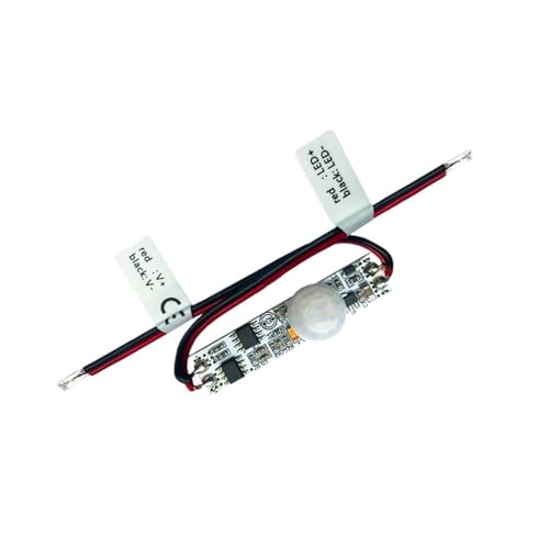 DC 12V-24V 3A/4A PIR-Bewegungs-/Tür-/Handscan-Sensorschalter-Controller for einfarbige Niederspannungs-LED-Lichtleiste SMD5050 2835(E1-R) von YMFYPRDV