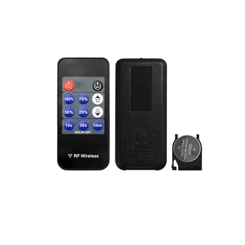 DC12V 24V 3-Tasten 11-Tasten 8A Kunststoffgehäuse Dimmcontroller geeignet for SMD5050 3528 2835 einfarbige LED-Streifenlicht/COB(11key-8A) von YMFYPRDV