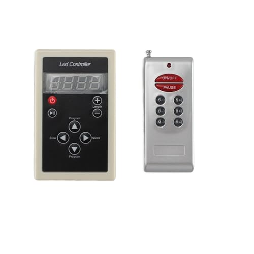 DC12V WS2811/1903/1813/3-in-1-Zauberlicht mit LED-Controller, 8-Tasten-Dimmer mit kabelloser Fernbedienung DC12V WS2811/1903/1813/3-in-1-Zauberlicht mit LED-Controller, 8-Tasten-Dimmer mit kabelloser Fernbedienung von YMFYPRDV