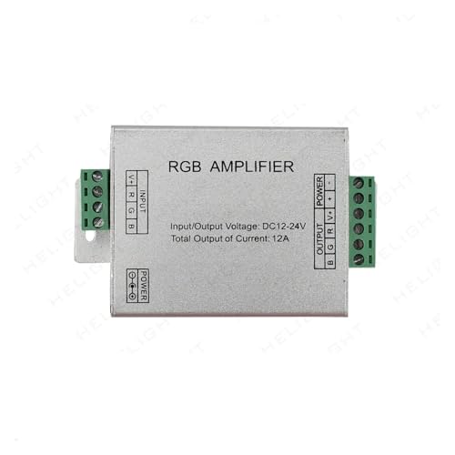 DC5V12V/24V monochrom/RGB/RGBW/RGBWW RGB+CCT LED-Verstärker-Controller 12A/24A/30A/50A 1CH/3CH/4CH/5CH Lichtleiste Power Repeater(RGB 12A) von YMFYPRDV
