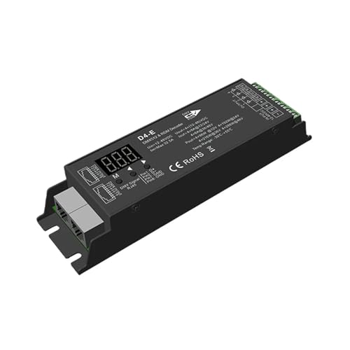 DMX-Decoder digitaler RF-Controller CV DMX512-SPI-Decoder D4 D4-E D4-XE D5 D12 D24 DS DS-L Display/DIN-Schiene/Mehrfachdimmung(D4-E) von YMFYPRDV