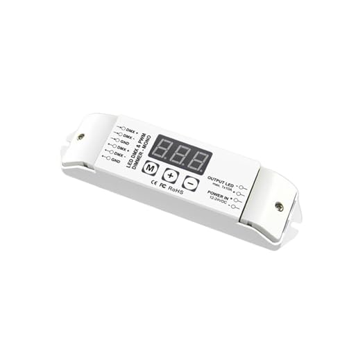 DMX512-Dimmer, einzeln, 1 Kanal, LED, einfarbig, 1-Kanal-Dekodierung mit Digitalanzeige, LED-Lichtleiste DMX512-Dimmer, einzeln, 1 Kanal, LED, einfarbig, 1-Kanal-Dekodierung mit Digitalanzeige, LED-Lichtleiste von YMFYPRDV