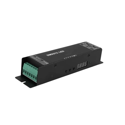 Dmx 512-Digitalanzeige-Decoder, Dimmtreiber Dmx512-Controller, geeignet for LED-Rgbw-Bandlichtstreifen Rj45-Anschluss von YMFYPRDV