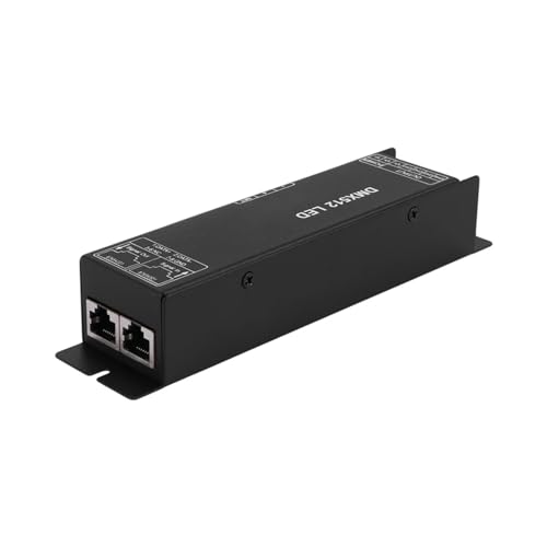 Dmx 512-Digitalanzeige-Decoder, Dimmtreiber Dmx512-Controller, geeignet for LED-Rgbw-Bandlichtstreifen Rj45-Anschluss von YMFYPRDV