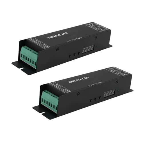Dmx 512 Digitaldecoder, Dimmtreiber Dmx512 Controller, geeignet for LED Rgbw Bandlichtstreifen RJ45 Anschluss DC12-24V 20A Dmx 512 Digitaldecoder, Dimmtreiber Dmx512 Controller, geeignet for LED Rgbw Bandlichtstreifen RJ45 Anschluss DC12-24V 20A von YMFYPRDV
