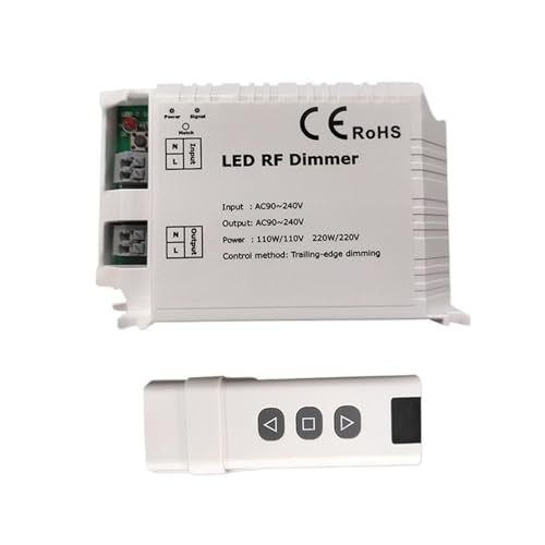 Hochspannung AC110–220 V, LED-Helligkeit, 2,4 G, RF-Dimmer, kabelloser 3-Tasten-Fernbedienungs-Hinterkantendimmer, geeignet for LED-Leuchtmittel Hochspannung AC110–220 V, LED-Helligkeit, 2,4 G, RF-Dimmer, kabelloser 3-Tasten-Fernbedienungs-Hinterkantendimmer, geeignet for LED-Leuchtmittel von YMFYPRDV
