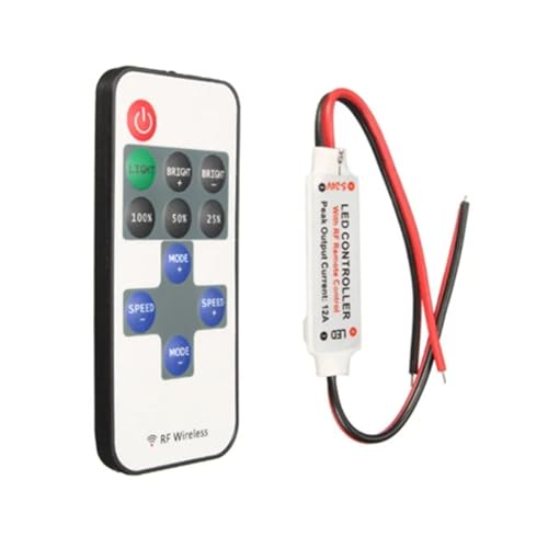 RF-Mini-Wireless-Controller-Schalter mit Fernbedienung, Mini-Plug-In-LED-Lichtsteuerung/Dimmer DC5-24V 12A RF-Mini-Wireless-Controller-Schalter mit Fernbedienung, Mini-Plug-In-LED-Lichtsteuerung/Dimmer DC5-24V 12A von YMFYPRDV