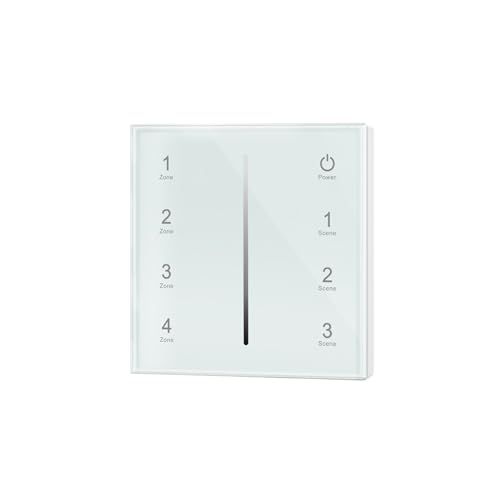 V1-K DC 12-48V 20A PWM LED Dimmer Controller Schalter 2,4G Touch Fernbedienung for Monochrom COB 5050 3528 Dimmer Lampe(EU touch RF Remote) von YMFYPRDV