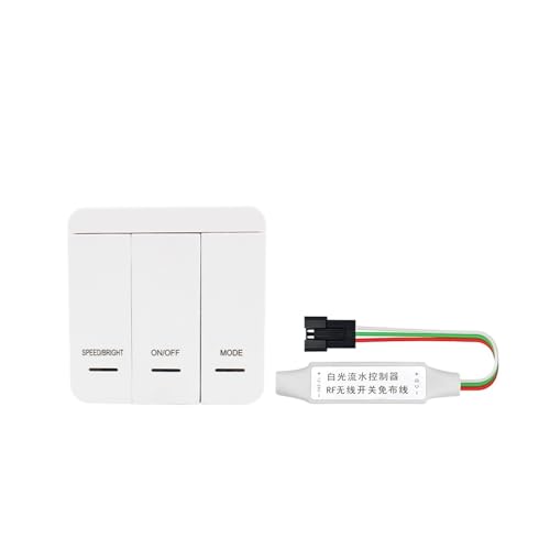 WS2811 Pferderennen-Gurt-Controller 1to1 1to4 Touchscreen-Flow-Gurt-Controller mit Verstärker 5M Verlängerungskabel(1TO1 Controller) von YMFYPRDV