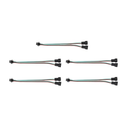 WS2811 Pferderennen-Gurt-Controller 1to1 1to4 Touchscreen-Flow-Gurt-Controller mit Verstärker 5M Verlängerungskabel(1TO2 Splitter) von YMFYPRDV