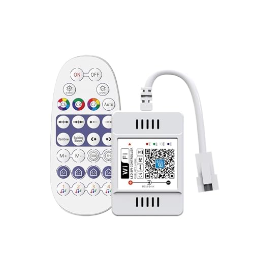 WS2812B Pixel LED Lichtleiste Controller Musik Sprachfernbedienung Geeignet for WS2811 WS2812 Fantasy Ribbon Light Dimmer von YMFYPRDV