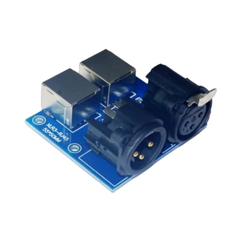 XLR-auf-3-Pin-LED-Klemmenadapter 5-Pin-XLR3-3P, RJ45-3P, XLR5-3P, ADDR2 for DMX-Decoder-Zubehör CH-Relaisschalter-Controller(XLR3-RJ45) von YMFYPRDV