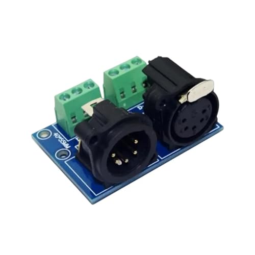 XLR-auf-3-Pin-LED-Klemmenadapter 5-Pin-XLR3-3P, RJ45-3P, XLR5-3P, ADDR2 for DMX-Decoder-Zubehör CH-Relaisschalter-Controller(XLR5-3P) von YMFYPRDV