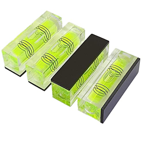 YMGBHNKJLS Magnetische Mini Wasserwaage, 52 x 15 x 20 mm, Dreireihige Horizontal Wasserwaage, Hochpräzise, 4 Stück YMGBHNKJLS Magnetische Mini Wasserwaage, 52 x 15 x 20 mm, Dreireihige Horizontal Wasserwaage, Hochpräzise, 4 Stück von YMGBHNKJLS