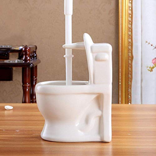 YMGFTGLH Toilettenbürste Toilettenbürsten Wc-Form Keramikbasis Toilettenbürste Multicolor Reinigungsbürstenhalter Badezimmer/1 von YMGFTGLH