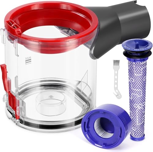 Hochwertiger transparenter Staubbehälter für Dyson Staubsauger V7/V8, für Dyson V7/V8 Staubsaugerzubehör Hochwertiger transparenter Staubbehälter für Dyson Staubsauger V7/V8, für Dyson V7/V8 Staubsaugerzubehör von YMJOGGUX
