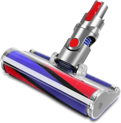 Soft Roller Reinigungskopf für Dyson V10 V11 V15 V8 V7 Akku-Staubsauger, Schnellverschluss-Staubsaugerkopf, Ersatzaufsätze, Teile, Zubehör für Dyson, schonend zu Hartböden von YMJOGGUX