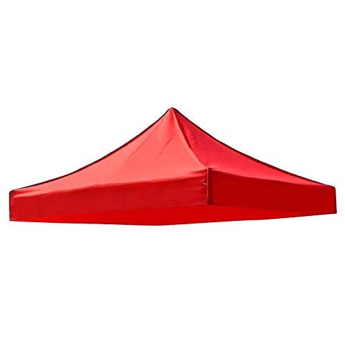 YMLOVE 1 x Ersatzplane für den Außenbereich, für Pavillon, Pavillon, Dachplane, Sonnenschutz, rot, 2 x 2 m von YMLOVE