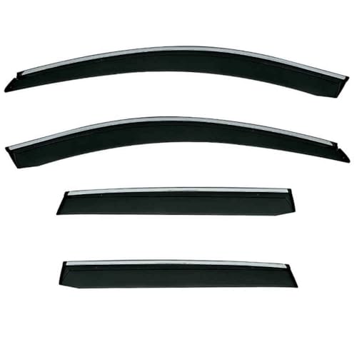 YMLVET 4 Stück Auto Windabweiser für Buick EXCELLE 4D Sedan MK2 2019 2020 2021 2022 2023 2024, Fenster Visier Wetter Deflektor Air Vent Sonnenschirm Markise Schild Protector von YMLVET