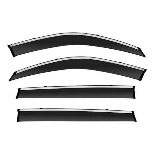 YMLVET 4 Stück Auto Windabweiser für CHANGAN CS75 Plus MK2 2019 2020 2021 2022 2023 2024 2025, Fenster Visier Wetter Deflektor Air Vent Sonnenschirm Markise Schild Protector von YMLVET