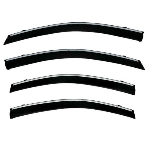 YMLVET 4 Stück Auto Windabweiser für Toyota VIOS FS Hatchback MK3-XP150 2016-2021 2022 2023 2024, Fenster Visier Wetter Deflektor Air Vent Sonnenschirm Markise Schild Protector von YMLVET