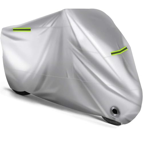 YMLVET Motorrad Abdeckplane für Honda DAX 125 St 125 DAX 2016-2021 2022 2023 2024 2025, Motorradabdeckung Motorrad Schutzhülle Wasserdicht Staubdicht Outdoor Schutzhülle Zubehör,Silver YMLVET Motorrad Abdeckplane für Honda DAX 125 St 125 DAX 2016-2021 2022 2023 2024 2025, Motorradabdeckung Motorrad Schutzhülle Wasserdicht Staubdicht Outdoor Schutzhülle Zubehör,Silver von YMLVET