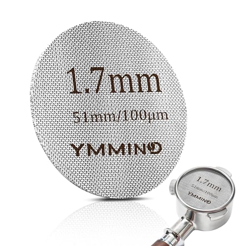 51mm Espresso Puck Screen Metall Kaffee Filter Wiederverwendbare Espresso Filter 1.7mm Dicke 100μm - 316 Edelstahl Filterkorb 51mm Espresso Puck Screen Metall Kaffee Filter Wiederverwendbare Espresso Filter 1.7mm Dicke 100μm - 316 Edelstahl Filterkorb von YMMIND
