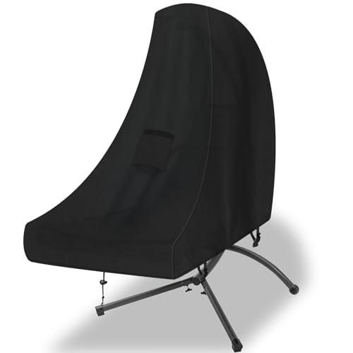 YMPPMKN Abdeckung für Hängeliege Schwerlast 600D Oxford Gewebe mit Schnallen und Kordelzug, Wasserdicht, Winddicht, UV-Beständiges Schwebeliege Abdeckhaube,Schutzhülle Hängeliege,198*185cm (Schwarz) YMPPMKN Abdeckung für Hängeliege Schwerlast 600D Oxford Gewebe mit Schnallen und Kordelzug, Wasserdicht, Winddicht, UV-Beständiges Schwebeliege Abdeckhaube,Schutzhülle Hängeliege,198*185cm (Schwarz) von YMPPMKN