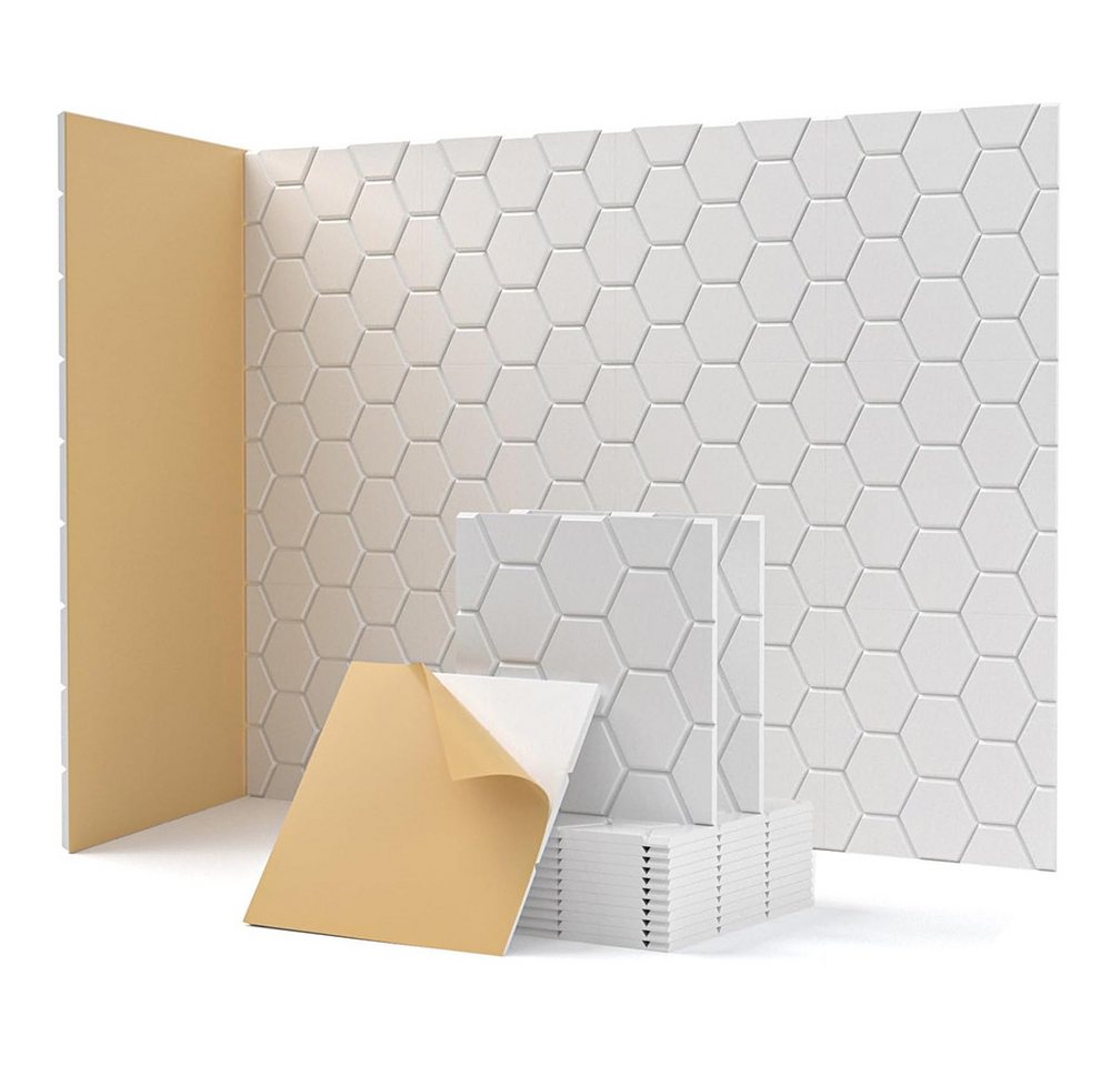 YMQHBS Akustikplatte 12 Stück Akustikpaneele Selbstklebend, 30x30cm, (packung, 12-St., Akustikplatten) YMQHBS Akustikplatte 12 Stück Akustikpaneele Selbstklebend, 30x30cm, (packung, 12-St., Akustikplatten) von YMQHBS