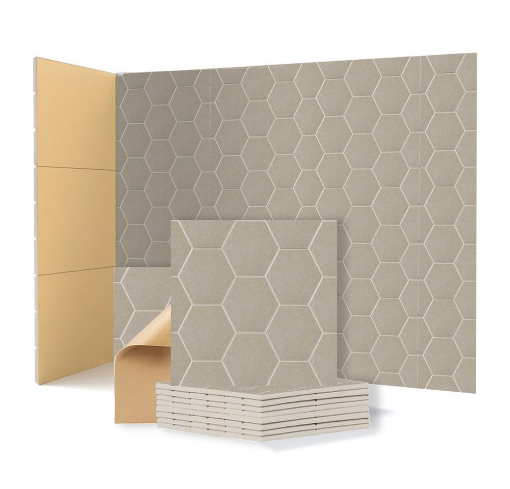 YMQHBS Akustikplatte 12 Stück Akustikpaneele Selbstklebend, 30x30cm, (packung, 12-St., Akustikplatten) von YMQHBS