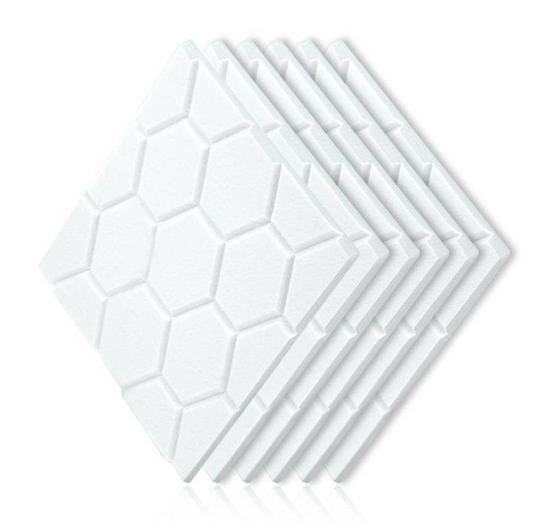 YMQHBS Akustikplatte 30 x 30cm Akustikpaneele Selbstklebend für Tonstudio/Büro/Heimkino, (12-St) von YMQHBS