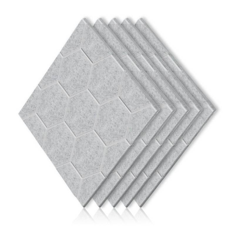 YMQHBS Akustikplatte 30 x 30cm Akustikpaneele Selbstklebend für Tonstudio/Büro/Heimkino, (12-St) von YMQHBS