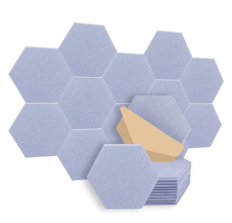 YMQHBS Akustikplatte Schwarz, Akustikplatten Selbstkleben, (packung, 12-St., Akustikplatte) von YMQHBS