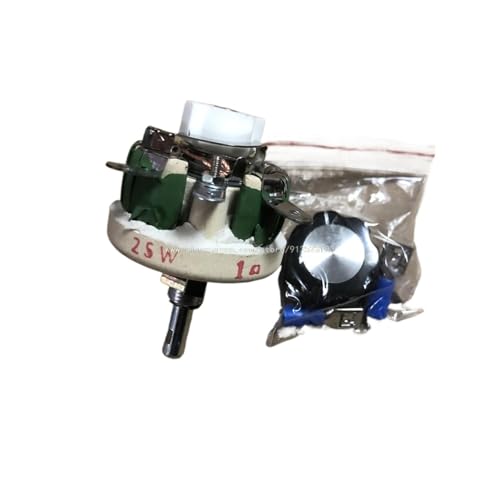 1 Stück 25 W 50 W BC1-50 W BC1-25 W BC1 Hochleistungs-Drahtpotentiometer, Drehrheostat, Scheibenkeramik-Stellwiderstand(25R,25W) von YMSJQTFF