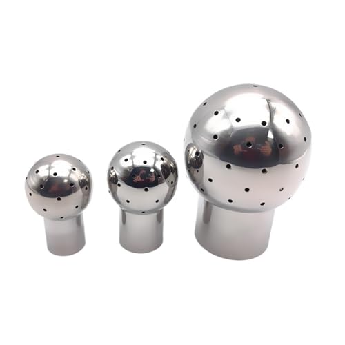 1 stück 1/2 "3/4" 1 "1-1/4" 1-1/2 "2" Interne Gewinde 304 Edelstahl Sanitär Befestigung Spray Ball Waschen Fitting Geeignet(1") von YMSJQTFF