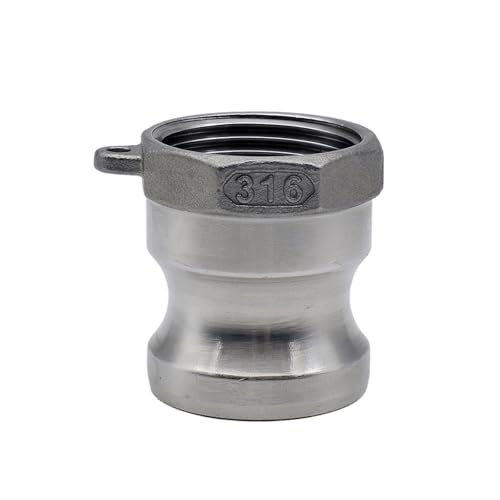 1 stück 1/2 "3/4" 1 "2"-4 "BSPT 304 Edelstahl Männlich Weiblich Camlock Fitting Adapter Barb Schnelltrenn(Bronze Yellow,1-1/4") von YMSJQTFF