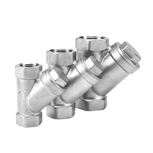 1 stück 1/4 "3/8" 1/2 "3/4" 1 "2" BSPT Innengewinde Y-typ Filter Ventil Booster Pumpe for Filter Ventil Geeignet Home Piping(3/8") von YMSJQTFF