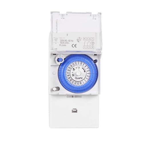 1 stück 110-230VAC Analog 24 stunden 15 Minuten Intervall SUL181H SUL181D Mechanische Timer Schalter Timer Din Schiene Timer Uhr(SUL 181 d) von YMSJQTFF