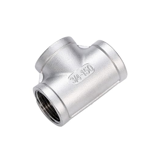 1 stück 3/8 "1/2" 3/4 "1" 1-1/4 "BSPT Weibliche Reduzierung T 3 Möglichkeiten 304 Edelstahl Rohr Fitting Reduzierstück Anschluss Adapter(1-1I2 x 3I4) von YMSJQTFF