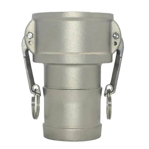 1 stück 304 Edelstahl 1/2 "3/4" 1 "1-1/4" 2 "3" 4 "BSPT Weiblich Männlich Camlock Fitting Adapter Barb Schnell Trennen(2-1/2") von YMSJQTFF