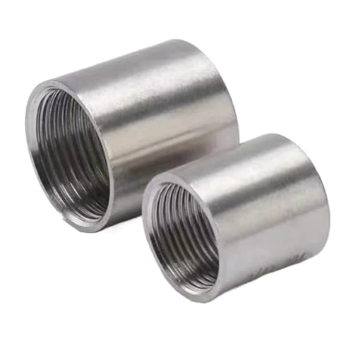 1 stück 304 Edelstahl 1/2 "3/4" 1 "1-1/4" BSPT Innengewinde Rohr Armaturen Wasser gas Anschluss Adapter Jointer(3/8") von YMSJQTFF