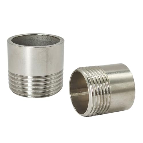 1 stück 304 Edelstahl Einzel 1/8 "1/4" 3/8 "1/2" 3/4 "1" 1-1/4 "1-1/2" wasseranschluss Außengewinde Rohrverschraubungen(1-1/2") von YMSJQTFF