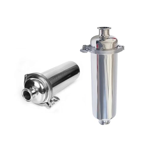 1 stück 304 Sanitär Edelstahl Pipeline Sieb 38mm 51mm Rohr Tri Clamp 100 Mesh Bier Homebrew fitting Ferrule(10inch-45mm) von YMSJQTFF