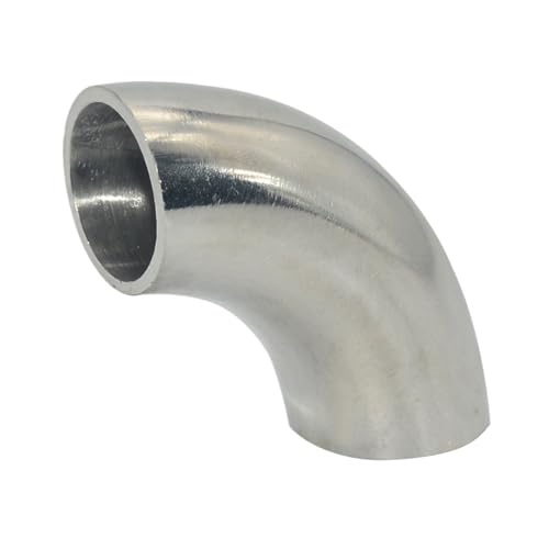1 stück 90 Grad Edelstahl Ellenbogen Sanitär Schweißen Rohr Fitting Auto Motorrad Auspuffrohr Schalldämpfer Geschweißte Rohr(25 mm) von YMSJQTFF