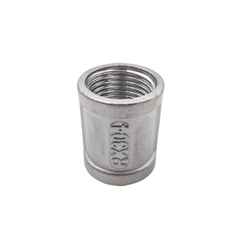 1 stück BSPT 1/4 "1/2" 3/4 "1" Vier-weg/drei-weg Typ/ellenbogen Butt Adapter 304 Edelstahl Rohr Armaturen Geeignet(Straight,3/8") von YMSJQTFF
