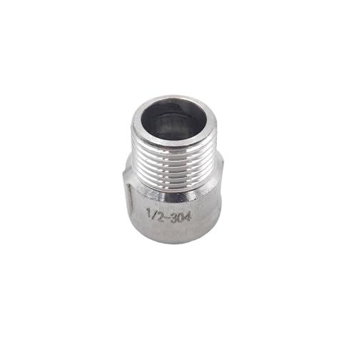 1 stück BSPT 1/4 "1/2" 3/4 "1" Vier-weg/drei-weg Typ/ellenbogen Butt Adapter 304 Edelstahl Rohr Armaturen Geeignet(Straight FM,1/4") von YMSJQTFF