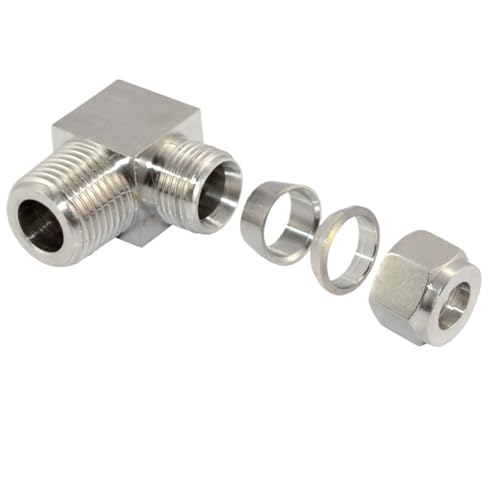 1 stück BSPT NPT Männlichen Ellenbogen Winkel 90 Grad Koppler 304 Edelstahl Rohr Fitting 6mm 8mm 10mm 12mm Rohr Zu 1/8 "1/4" 3/8 "1/2"(1I4 x 12mm) von YMSJQTFF