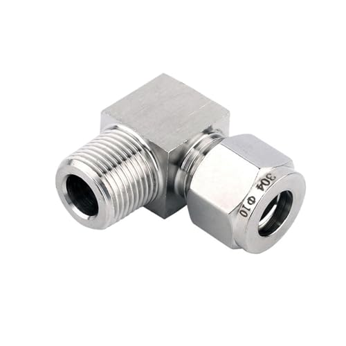 1 stück BSPT NPT Männlichen Ellenbogen Winkel 90 Grad Koppler 304 Edelstahl Rohr Fitting 6mm 8mm 10mm 12mm Rohr Zu 1/8 "1/4" 3/8 "1/2"(1I4 x 8mm) von YMSJQTFF