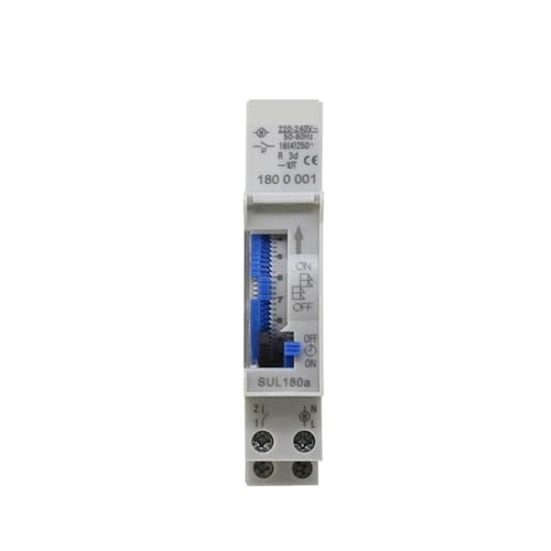 1 stück Din-schiene 220VAC 24 Stunde Rotary Elektrische Analog Mechanische Auto off Timer Schalter SUL180A 1 stück Din-schiene 220VAC 24 Stunde Rotary Elektrische Analog Mechanische Auto off Timer Schalter SUL180A von YMSJQTFF